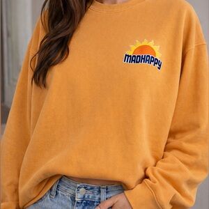 Madhappy Crewneck Hoodie 💛✨ (xs)